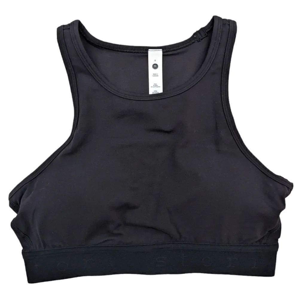 Stori. Women's Hero Full Coverage Sports Bra - Onyx Black Size 6 NWT